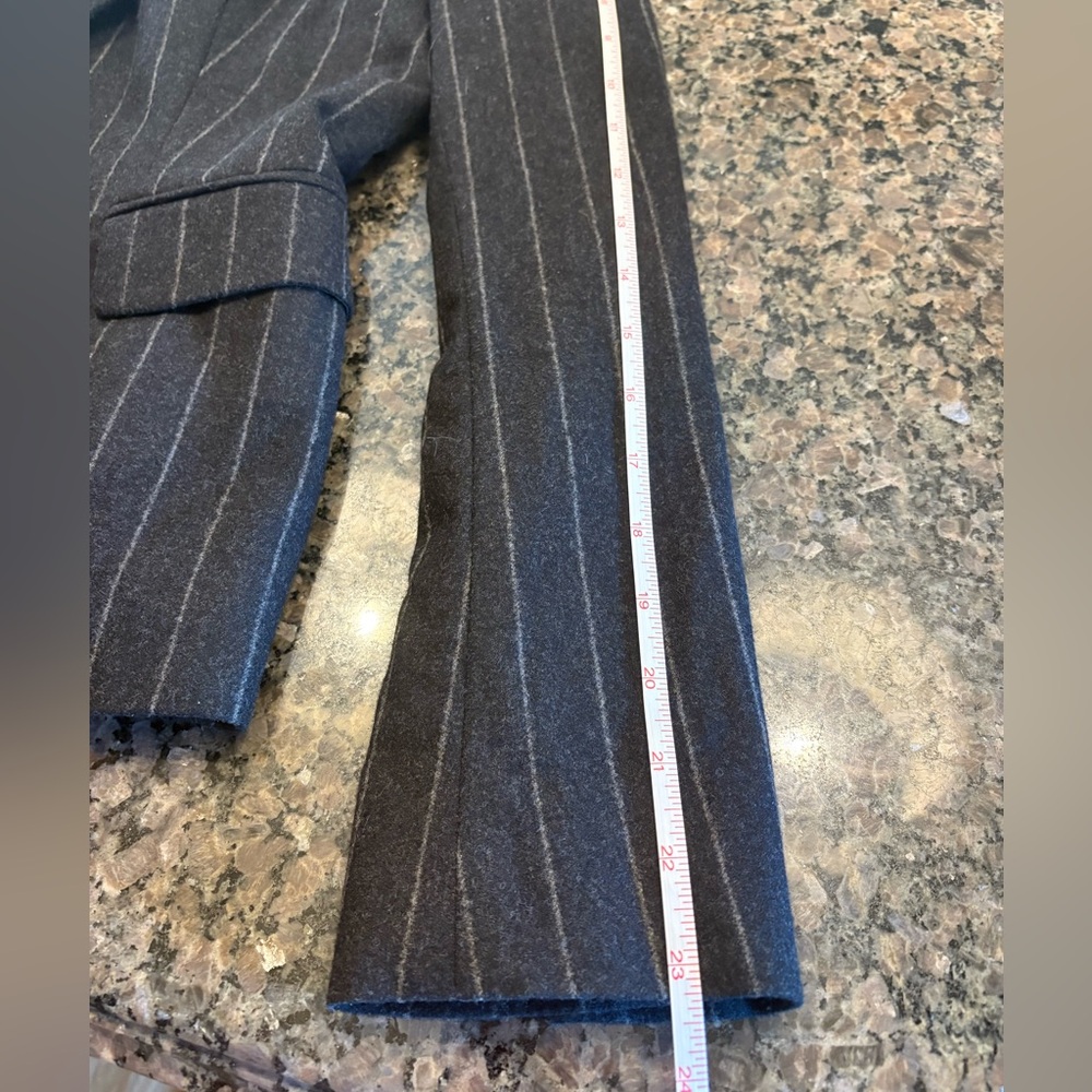 Ralph Lauren Black Label - 100% Merino Wool - Pinstripe Blazer - 8 - Picture 14 of 17